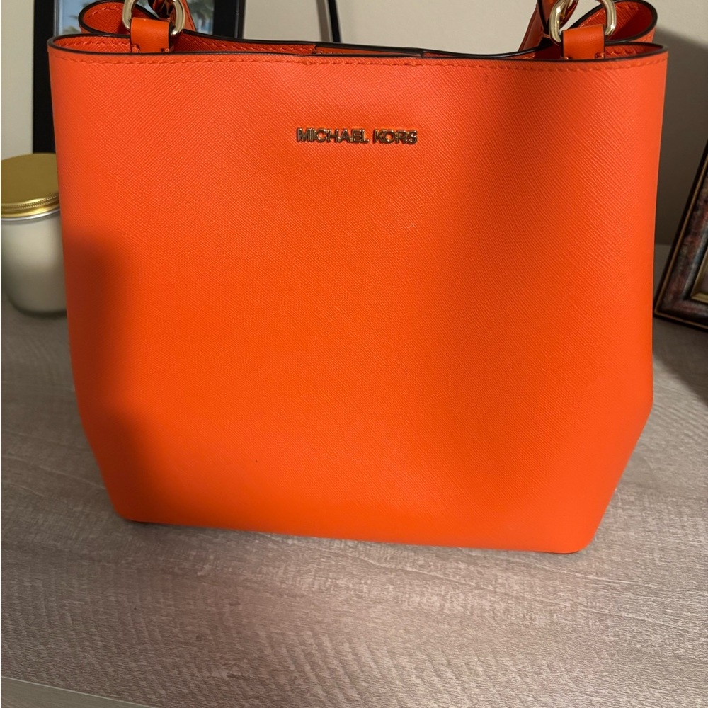 Michael Kors Vibrant Orange Shoulder Bag